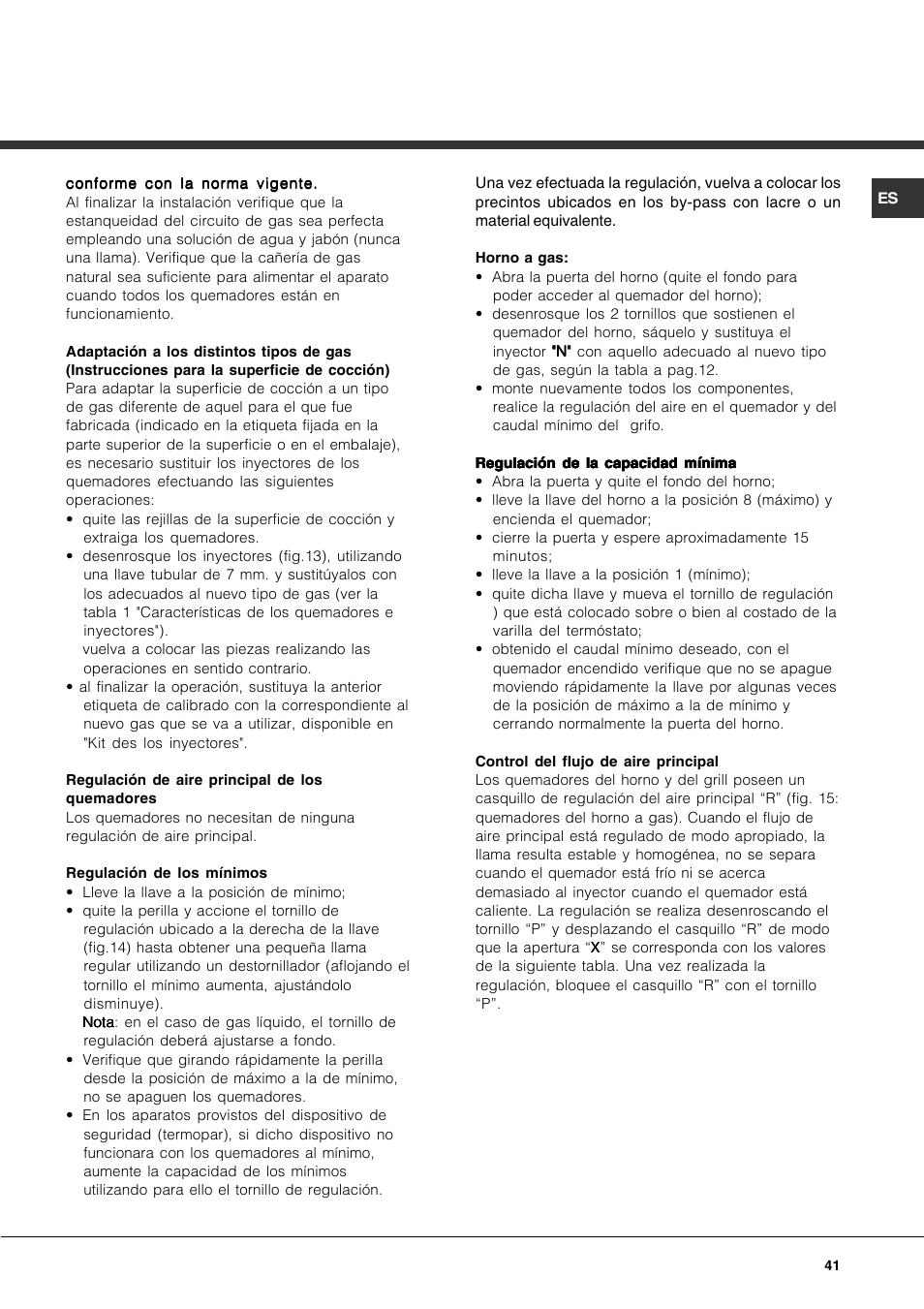 Hotpoint Ariston CP97SG1-HA User Manual | Page 41 / 64