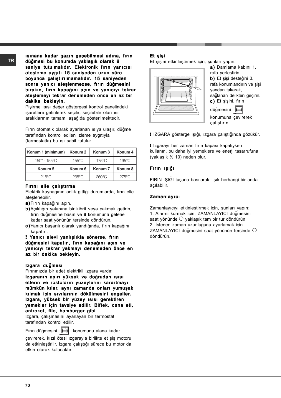 Hotpoint Ariston CP77SG1-HA User Manual | Page 70 / 76