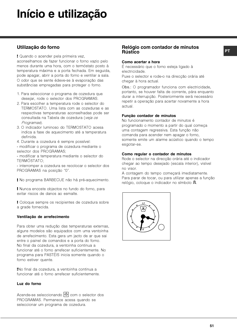 Início e utilização | Hotpoint Ariston Deco MHR 940.1 (AN)-HA User Manual | Page 51 / 80