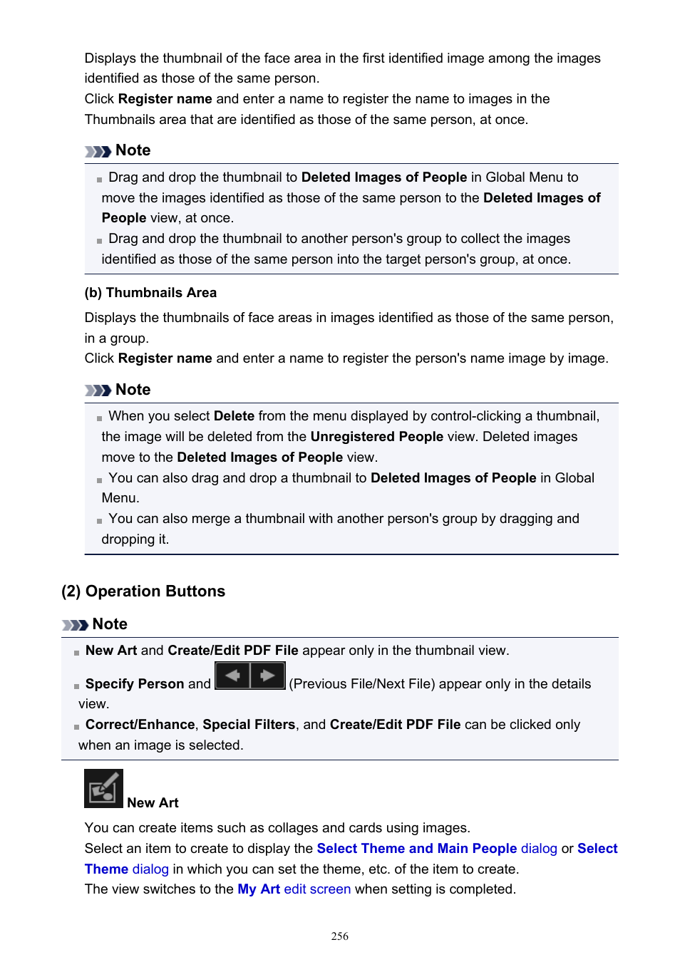 2) operation buttons | Canon PIXMA MG2440 User Manual | Page 256 / 335