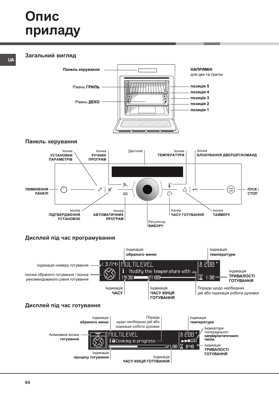 Hotpoint Ariston Luce FK 1041L P.20 X-HA User Manual | Page 64 / 80