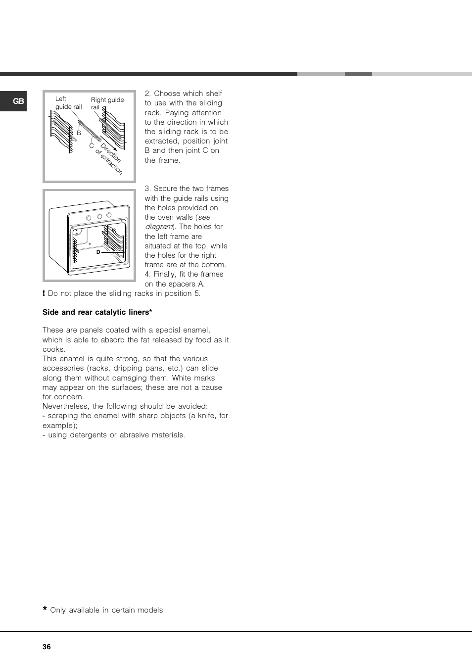 Hotpoint Ariston Luce FK 1041.20 X-HA User Manual | Page 36 / 60