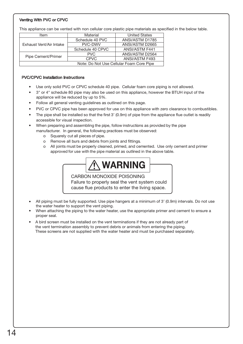 Warning | Electrolux EN18WI30LS User Manual | Page 16 / 84