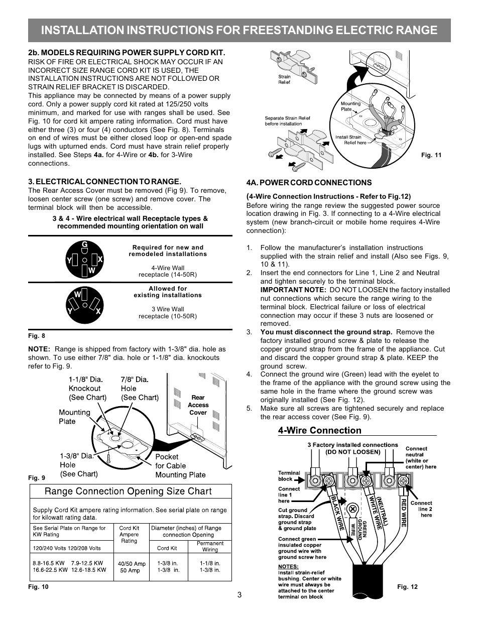 FRIGIDAIRE FFEF3050LS User Manual | Page 3 / 8