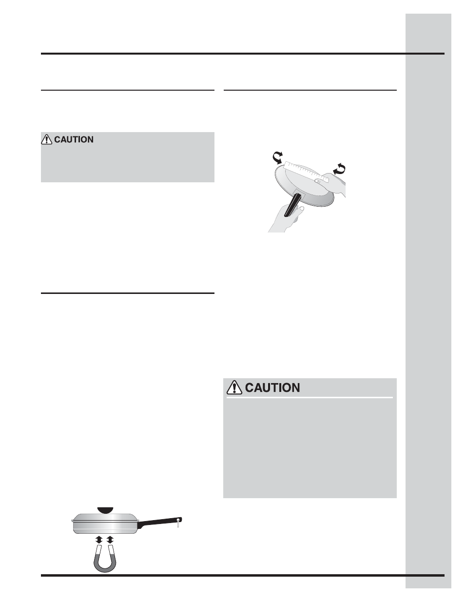 Getting started, Selecting surface cookware | Electrolux EW30IC60LB User Manual | Page 7 / 20