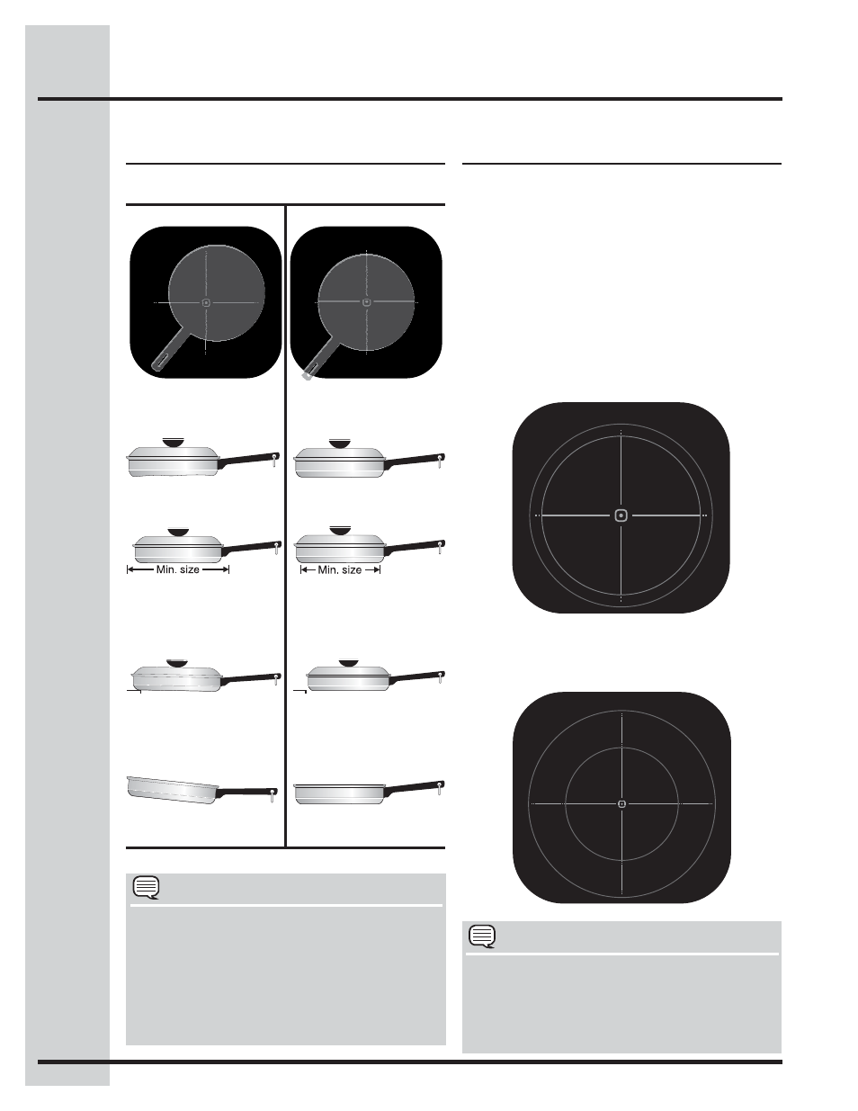 Getting started, Cookware recommendations | Electrolux EW30IC60LB User Manual | Page 8 / 20