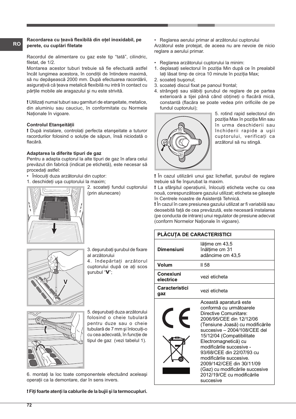 Hotpoint Ariston FH G /HA S User Manual | Page 72 / 80