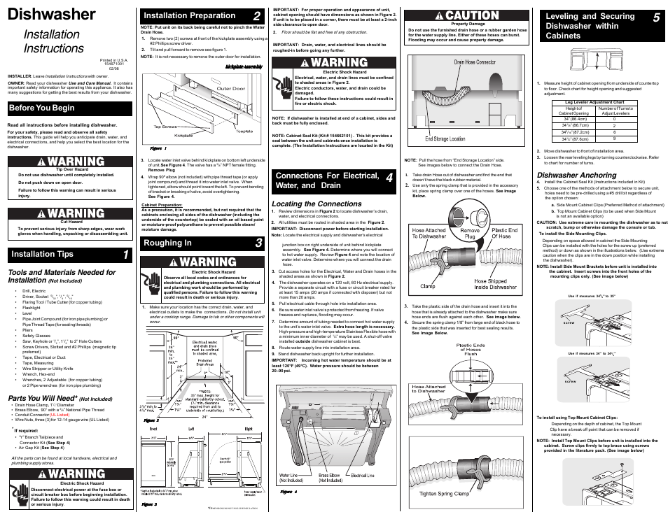 Electrolux EIDW6105GB User Manual | 2 pages