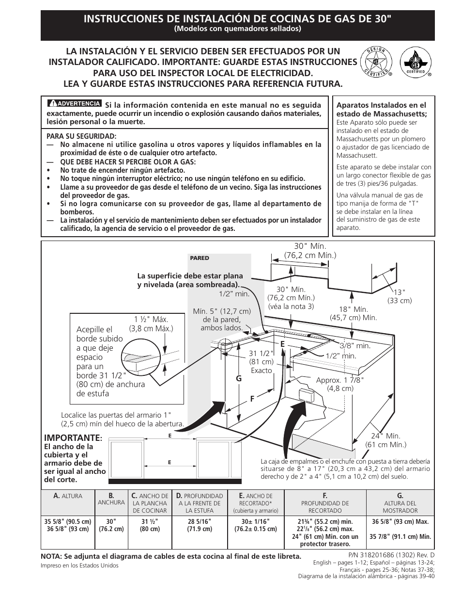 Electrolux EW30GS75KS User Manual | Page 13 / 40