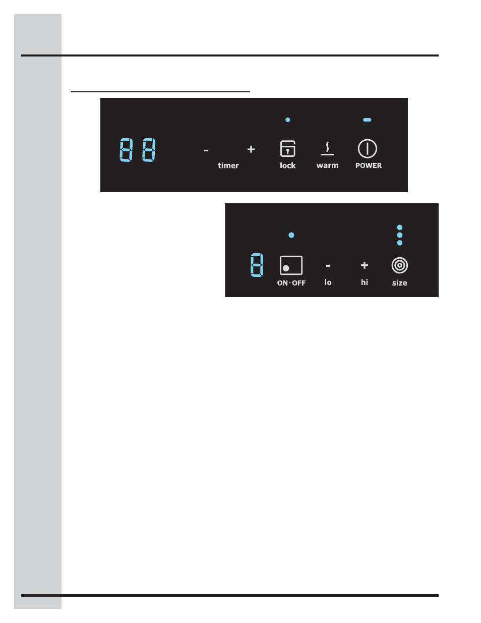 Features, Electric cooktop features | Electrolux EI36EC45KB User Manual | Page 6 / 18