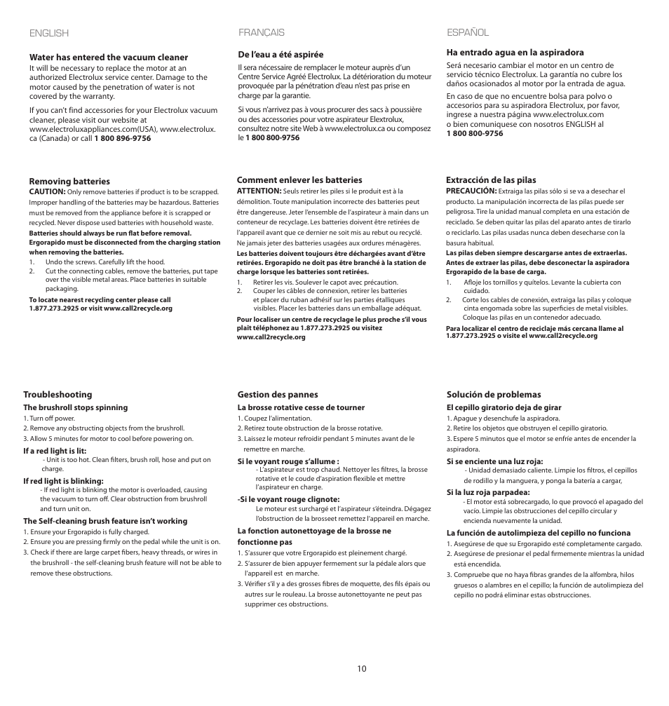 Electrolux EL2022A User Manual | Page 10 / 12