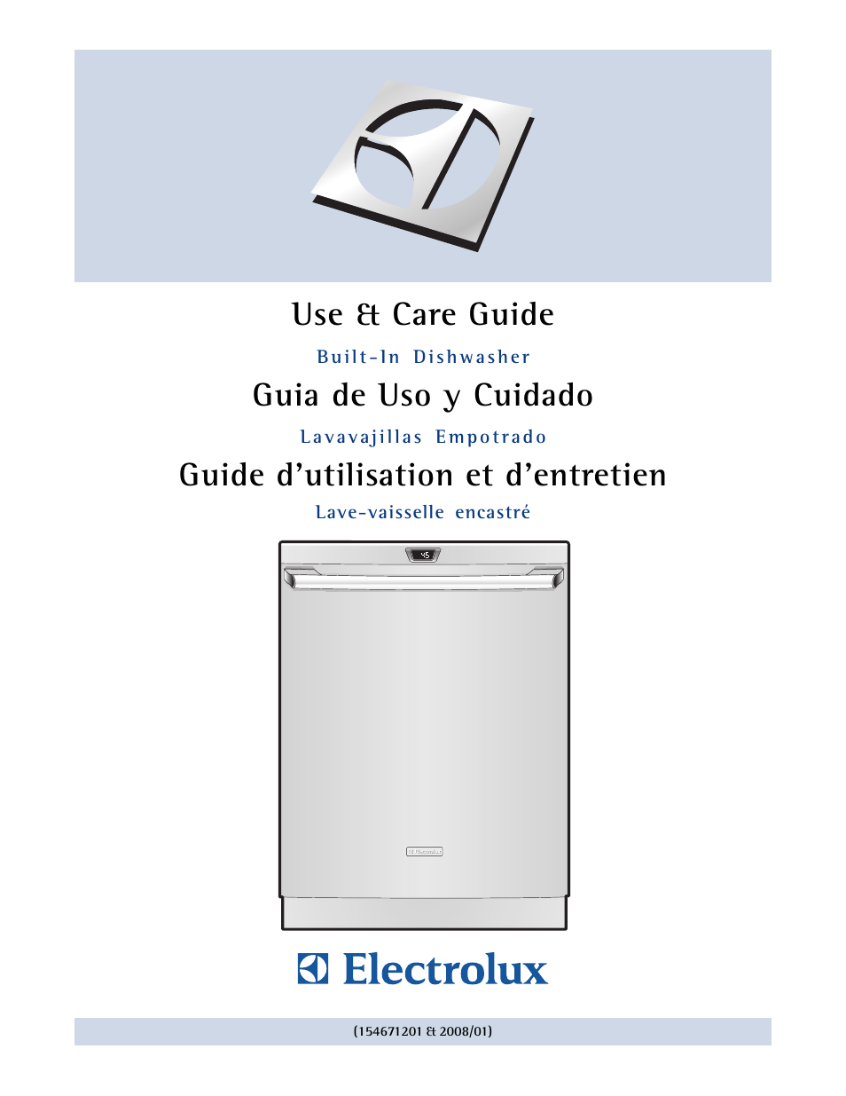 Electrolux EIDW6105GB User Manual | 72 pages