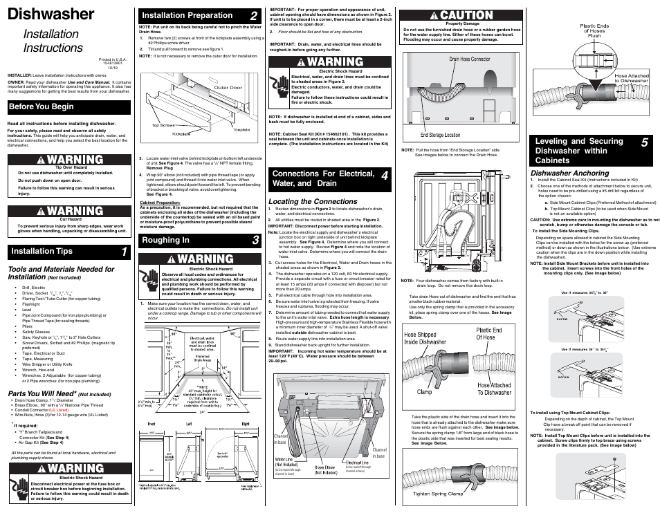 Electrolux EIDW5905JS User Manual | 2 pages