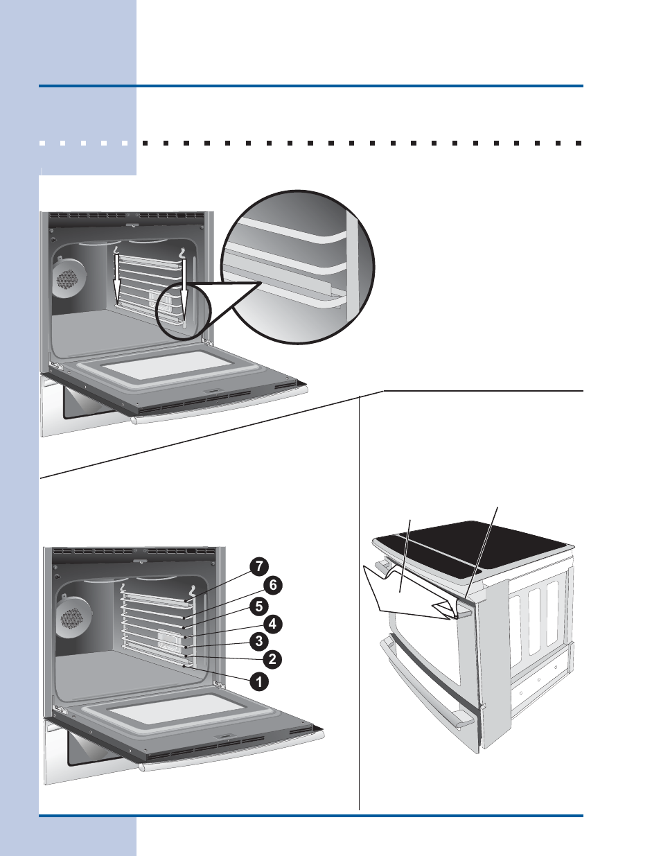 Feature overview, Oven rack supports & oven vents | Electrolux EW30IS65JS User Manual | Page 10 / 60