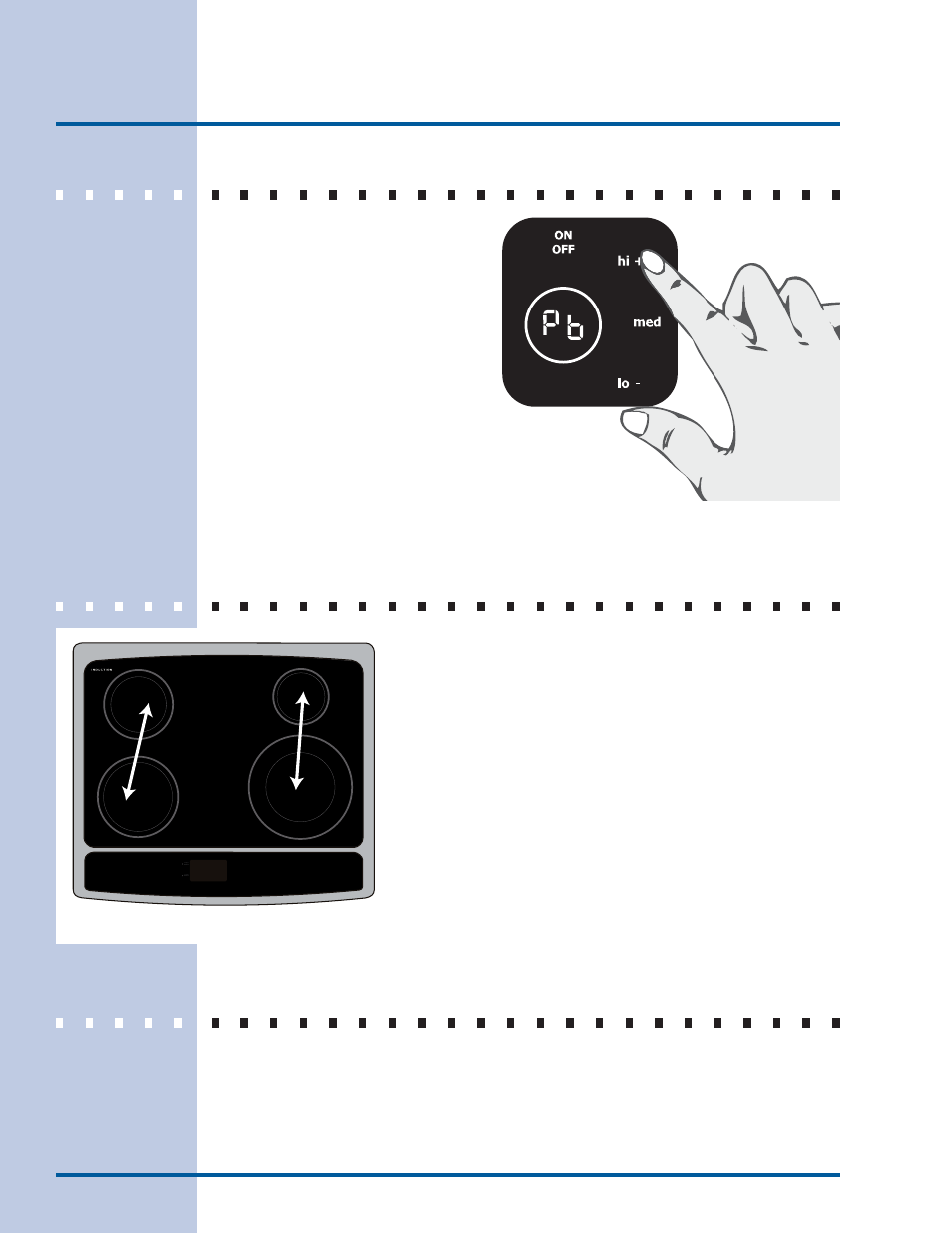 Setting surface controls, Setting power boost feature, Power sharing | Operational noises | Electrolux EW30IS65JS User Manual | Page 22 / 60