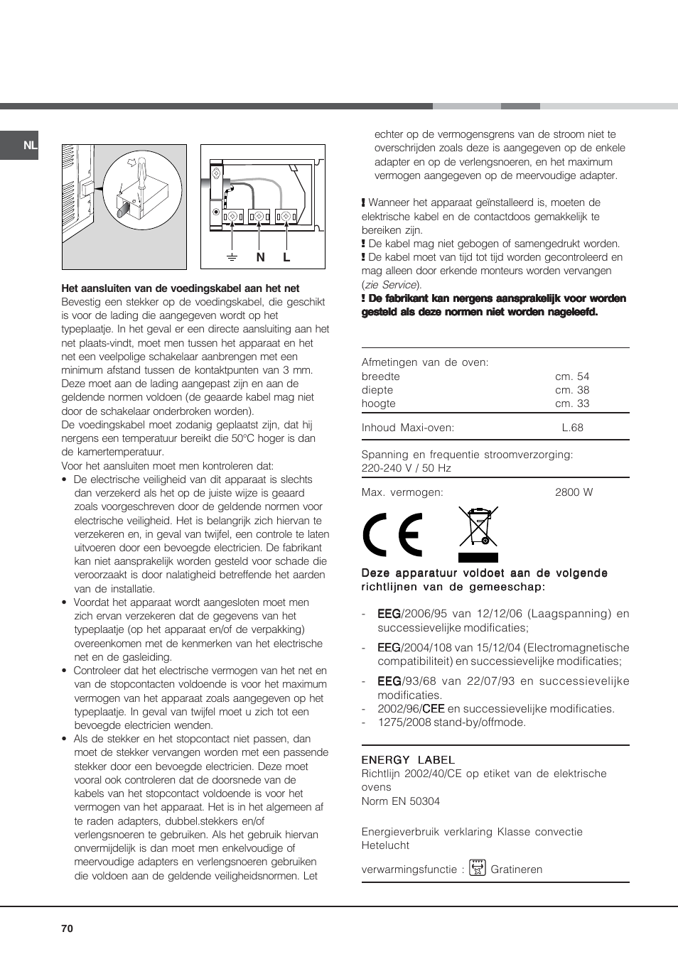 Hotpoint Ariston MH 99.1 (BK)-HA User Manual | Page 70 / 80