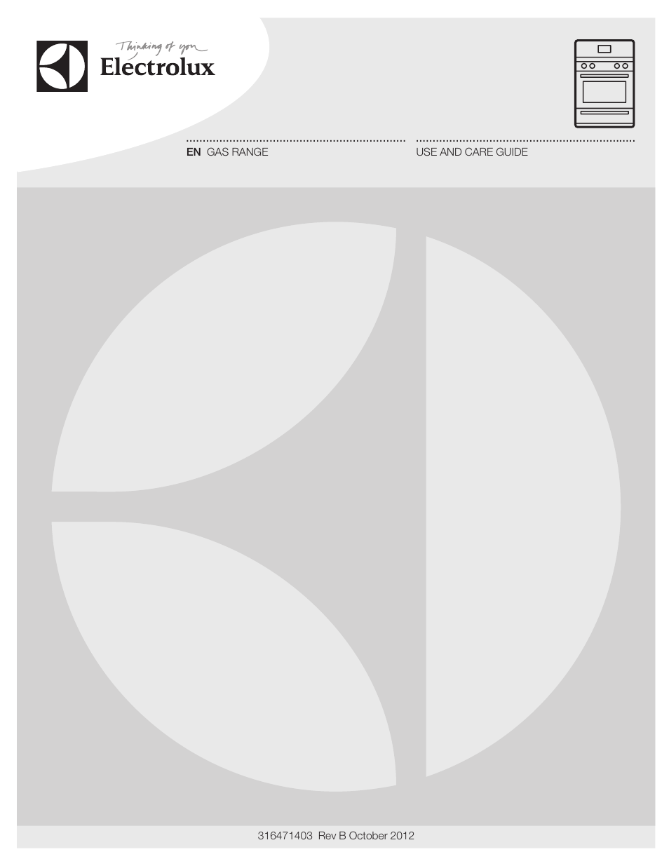 Electrolux EI30GF35JS User Manual | 52 pages