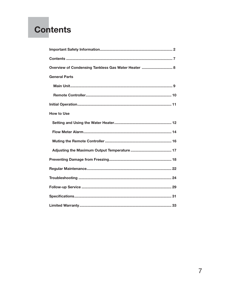 Electrolux EP19WI30LS User Manual | Page 9 / 38