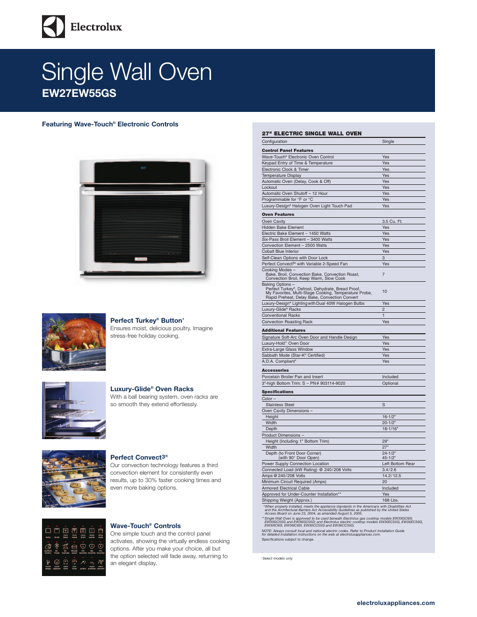 Electrolux EW27EW55GS User Manual | 11 pages