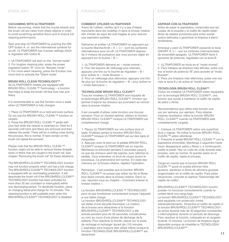 Electrolux EL3000A User Manual | Page 11 / 22