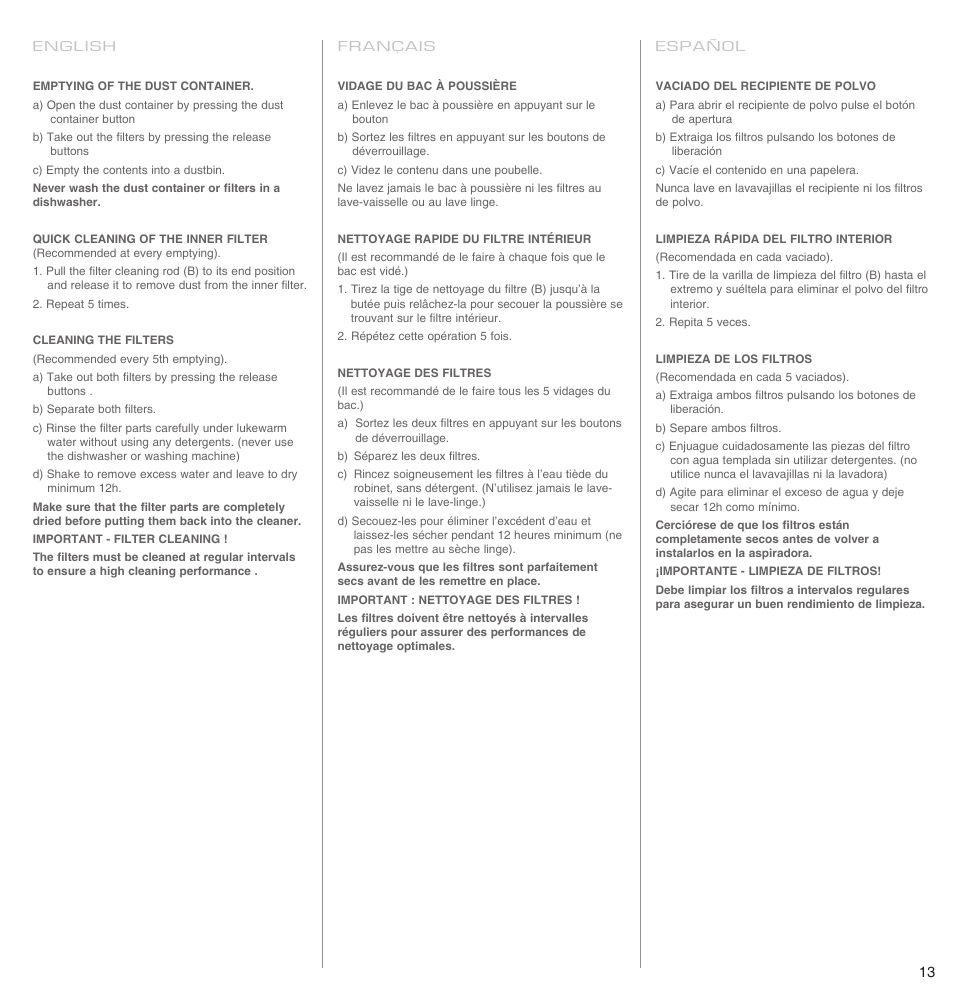Electrolux EL3000A User Manual | Page 13 / 22