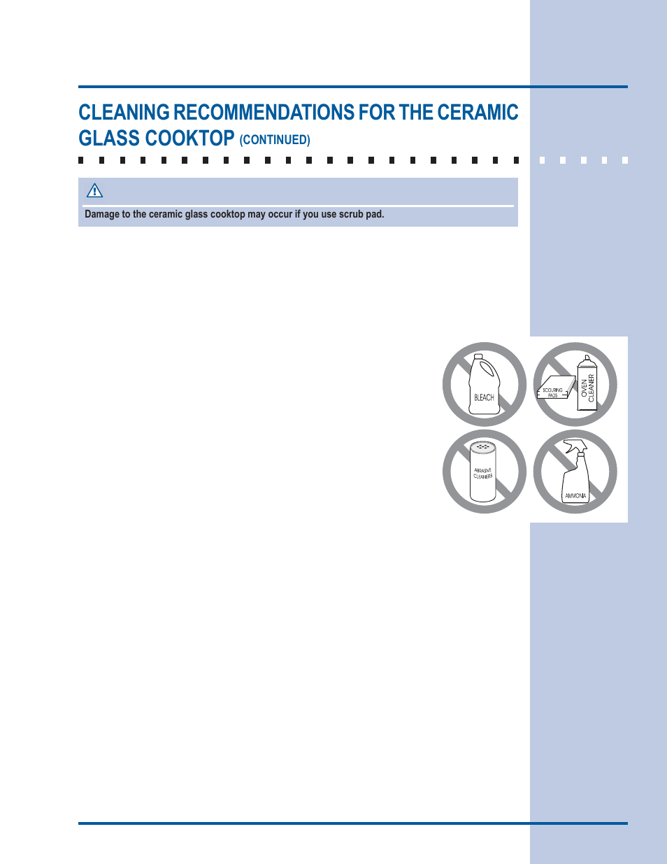 General care & cleaning, Caution | Electrolux EI30ES55LW User Manual | Page 45 / 52