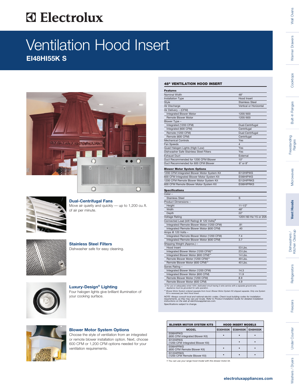 Electrolux EI48HI55KS User Manual | 2 pages