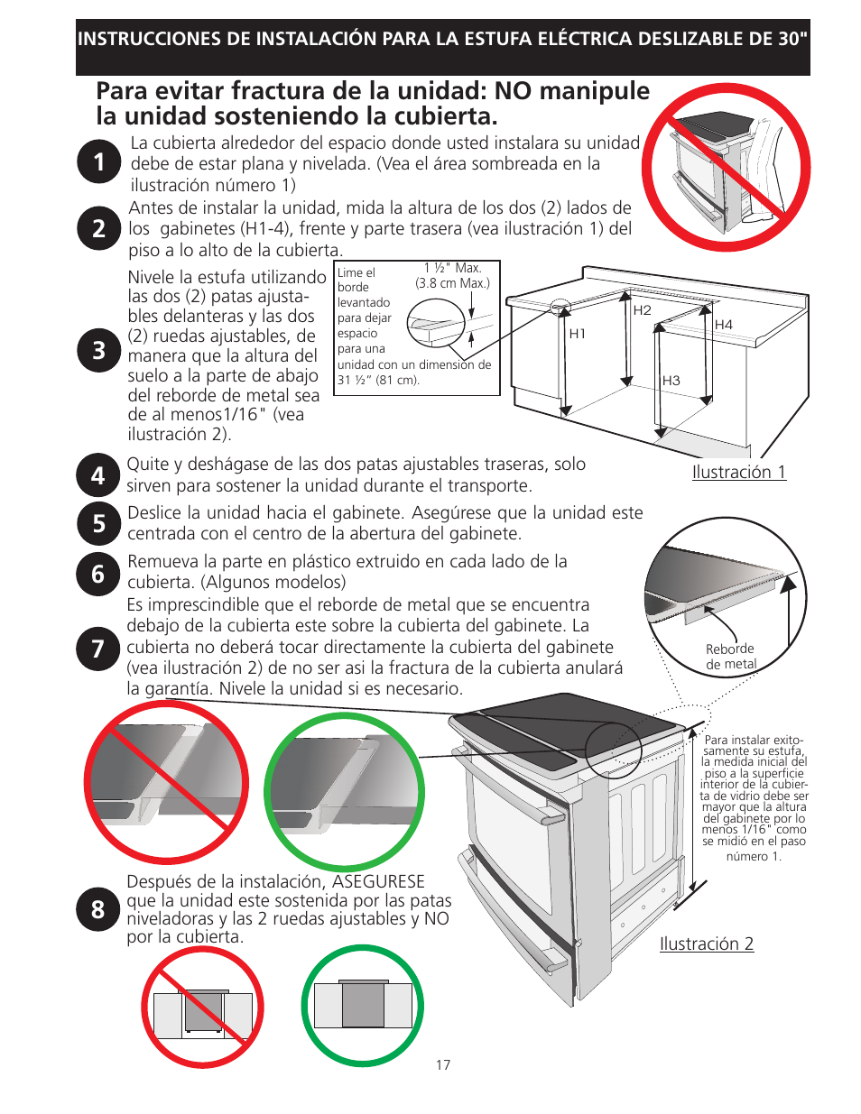 Electrolux EI30ES55LW User Manual | Page 17 / 36