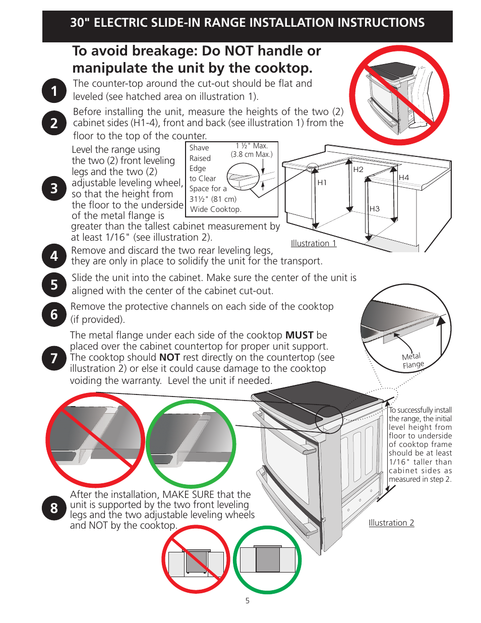 Electrolux EI30ES55LW User Manual | Page 5 / 36