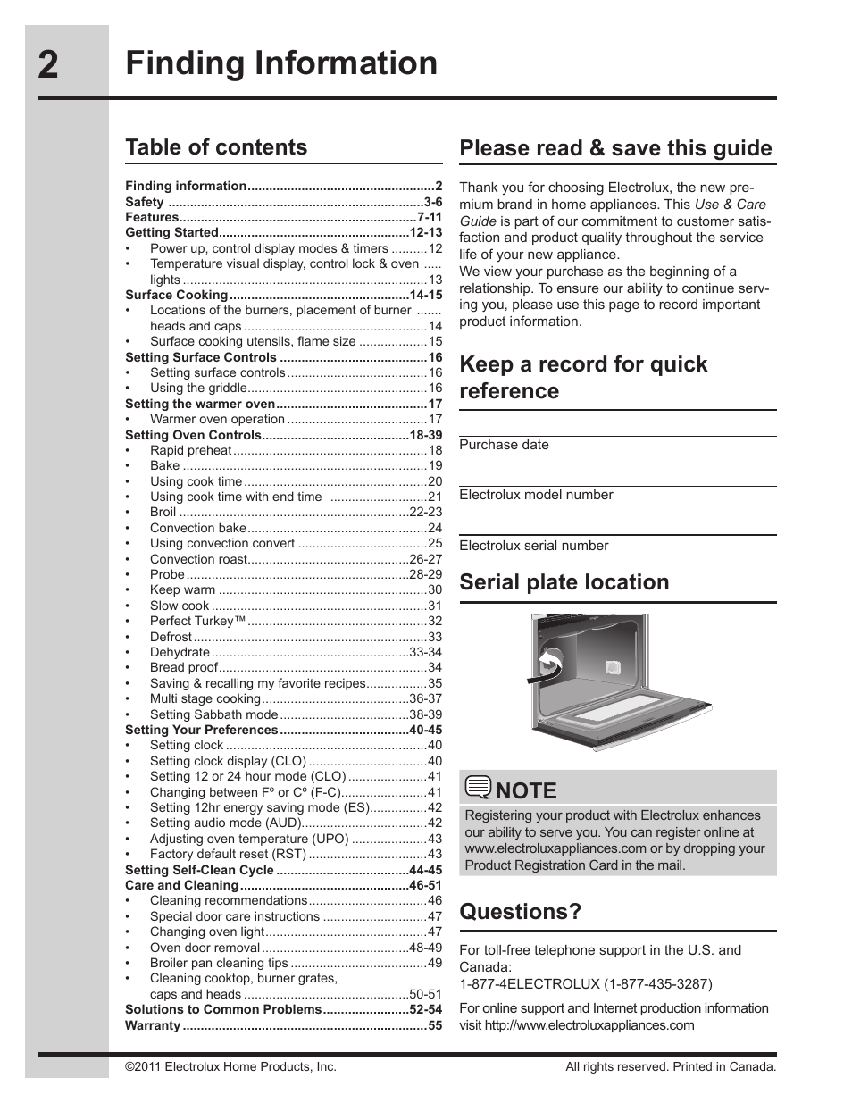 Electrolux EW30DS75KS User Manual | Page 2 / 56