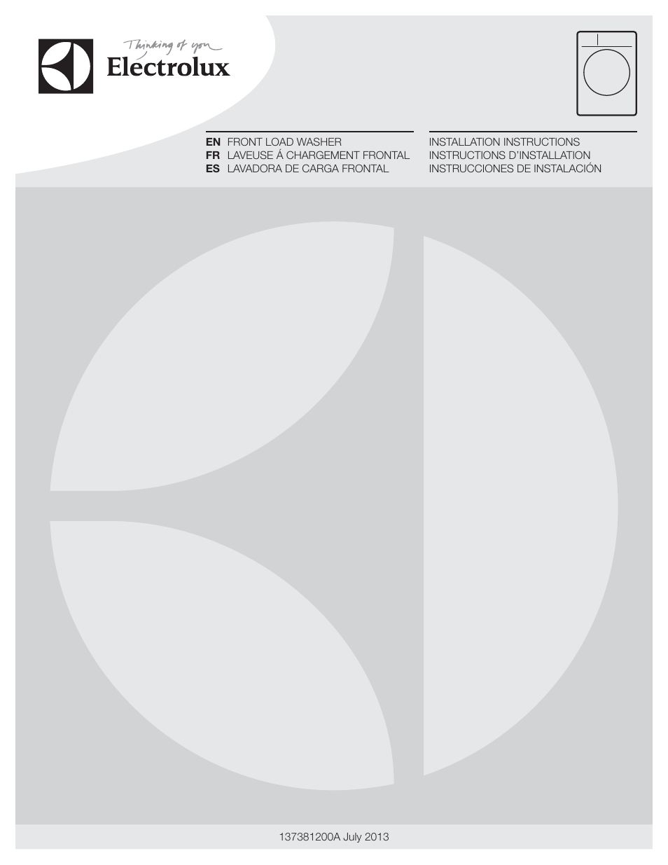 Electrolux EIFLS60LT User Manual | 60 pages