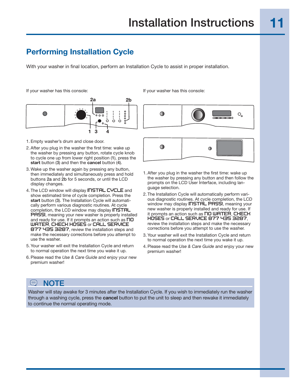 Installation instructions | Electrolux EIFLS60LT User Manual | Page 11 / 60