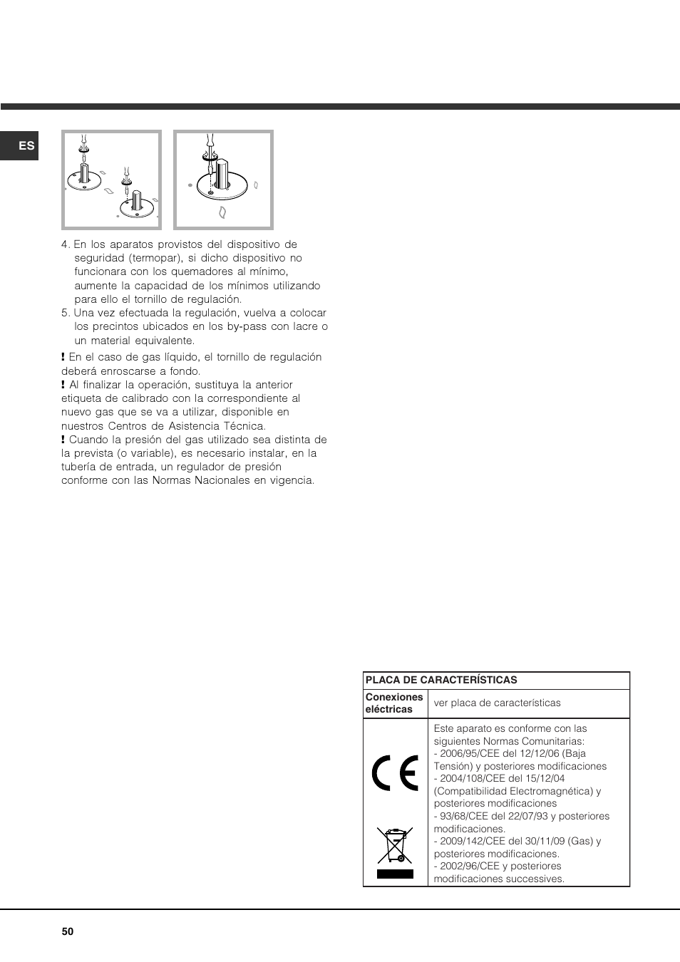 Hotpoint Ariston TQ 751 (ICE) K X-HA User Manual | Page 50 / 56