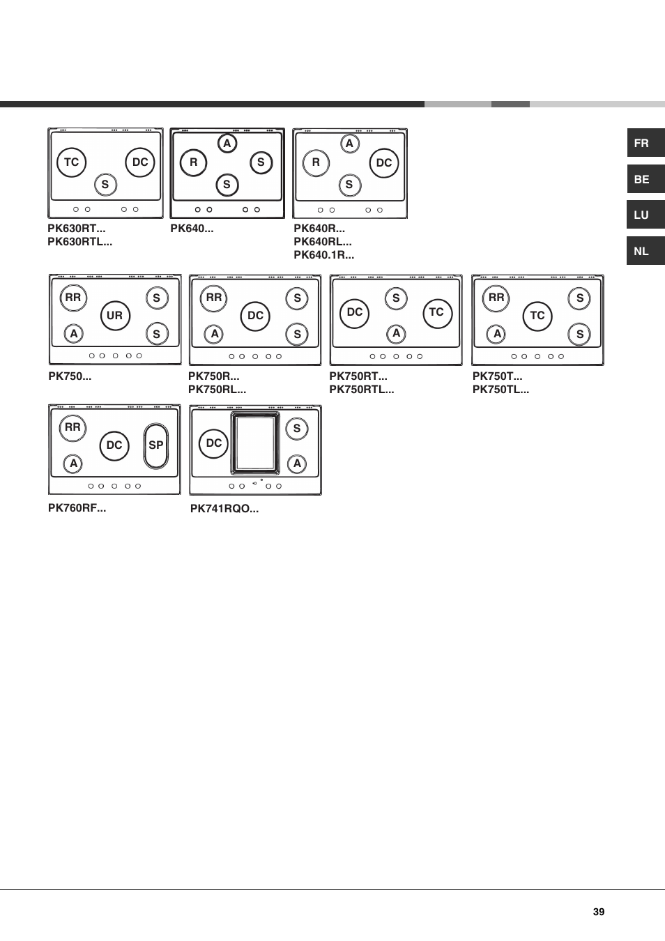 Hotpoint Ariston PK 750 X-HA User Manual | Page 39 / 64