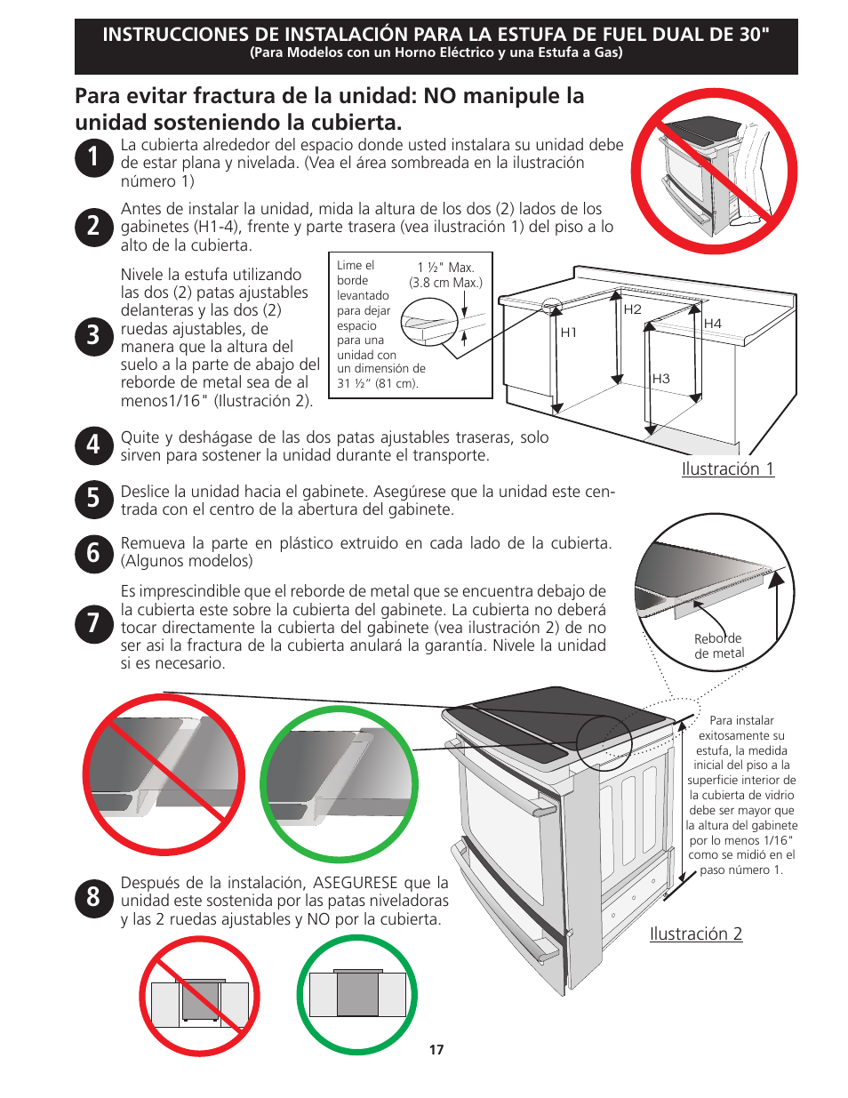 Electrolux EI30DS55JS User Manual | Page 17 / 44