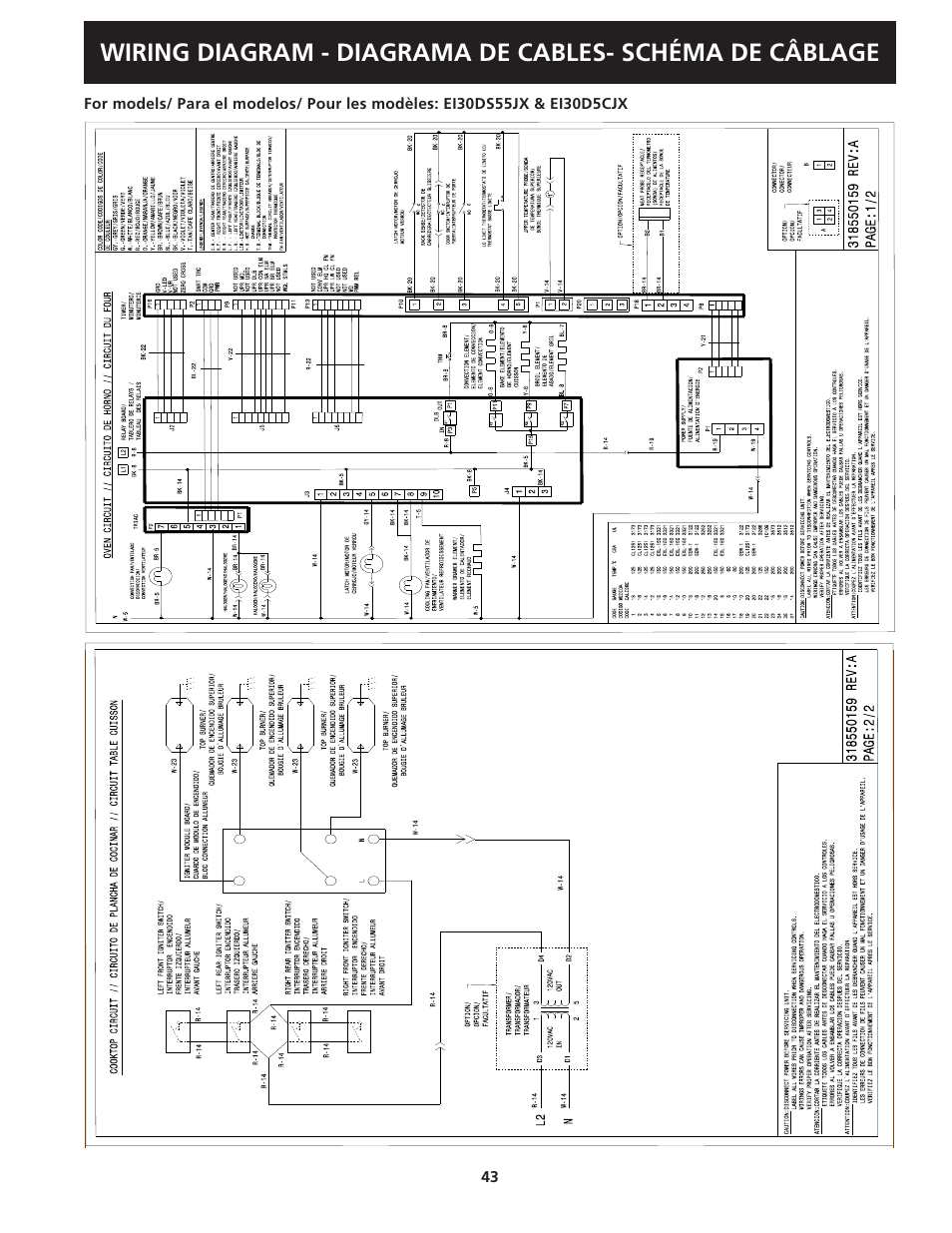 Electrolux EI30DS55JS User Manual | Page 43 / 44