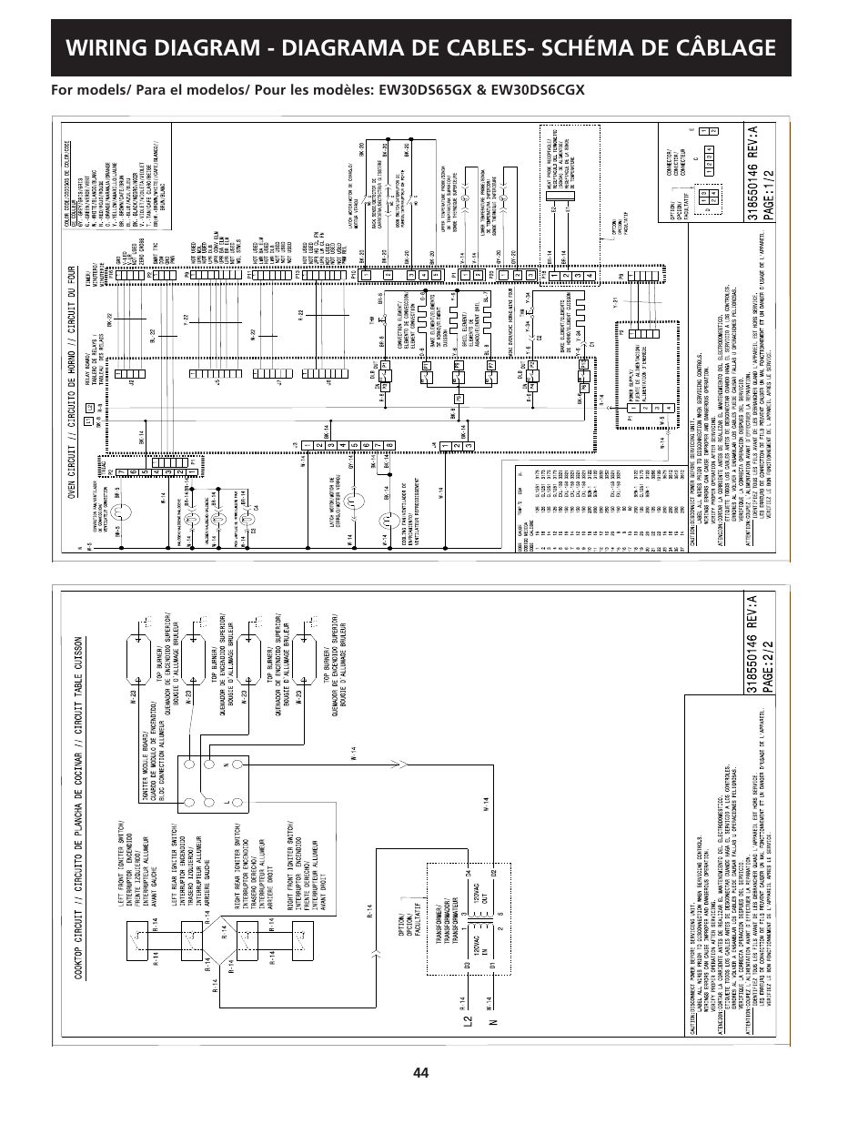 Electrolux EI30DS55JS User Manual | Page 44 / 44