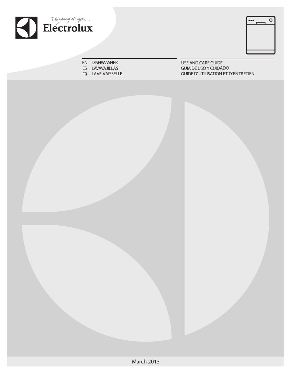 Electrolux EIDW5705PW User Manual | 60 pages