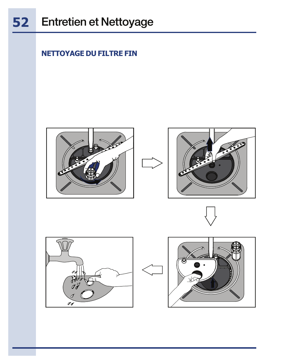 Entretien et nettoyage | Electrolux EIDW5705PW User Manual | Page 52 / 60