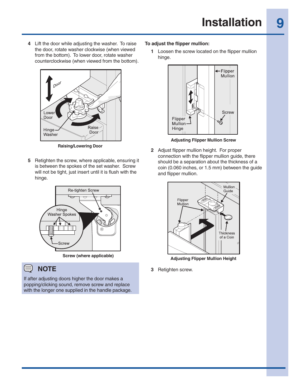 Installation | Electrolux EI23BC60KS User Manual | Page 9 / 34