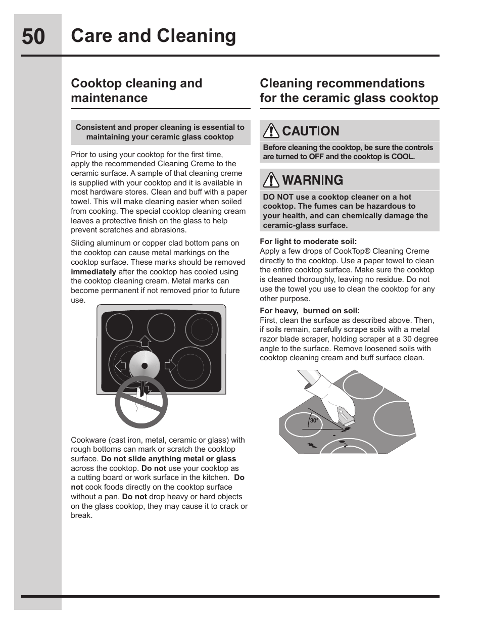 Care and cleaning | Electrolux EW30ES65GS User Manual | Page 50 / 56