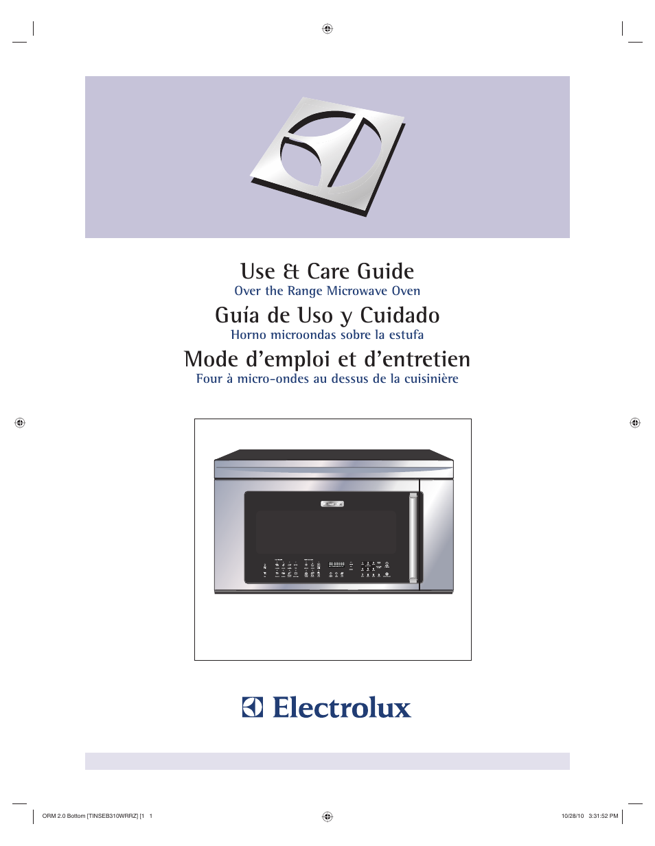 Electrolux EI30BM60MS User Manual | 28 pages