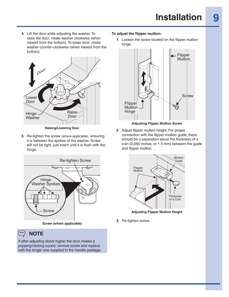 Installation | Electrolux EW28BS85KS User Manual | Page 9 / 39