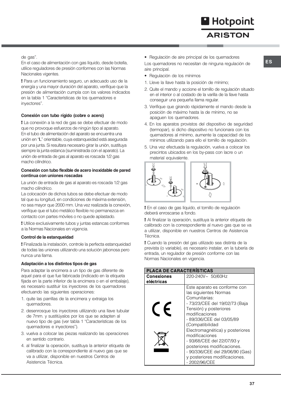 Hotpoint Ariston PO 740 ES (IX)-HA User Manual | Page 37 / 56