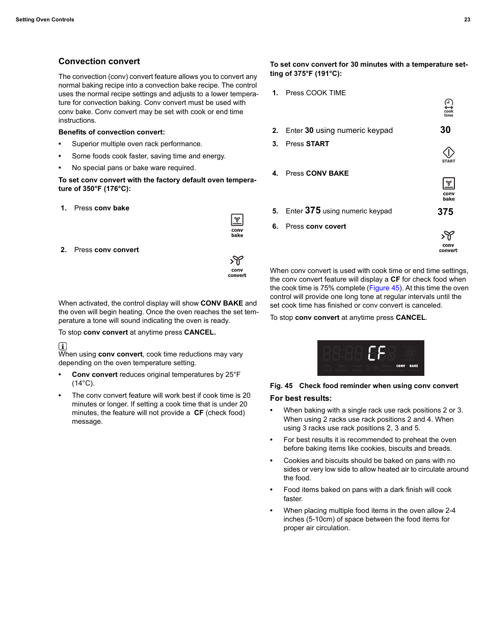 Electrolux EI30IF40LS User Manual | Page 23 / 47
