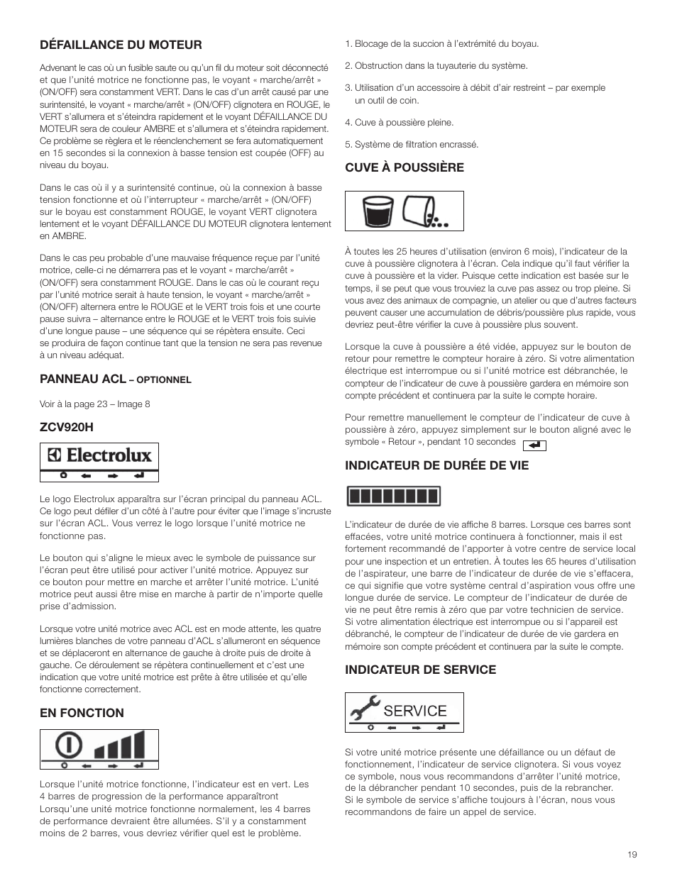 Electrolux ZCV910 User Manual | Page 19 / 24