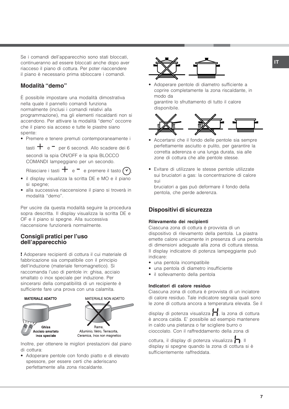 Hotpoint Ariston KIC 740 B IT User Manual | Page 7 / 52