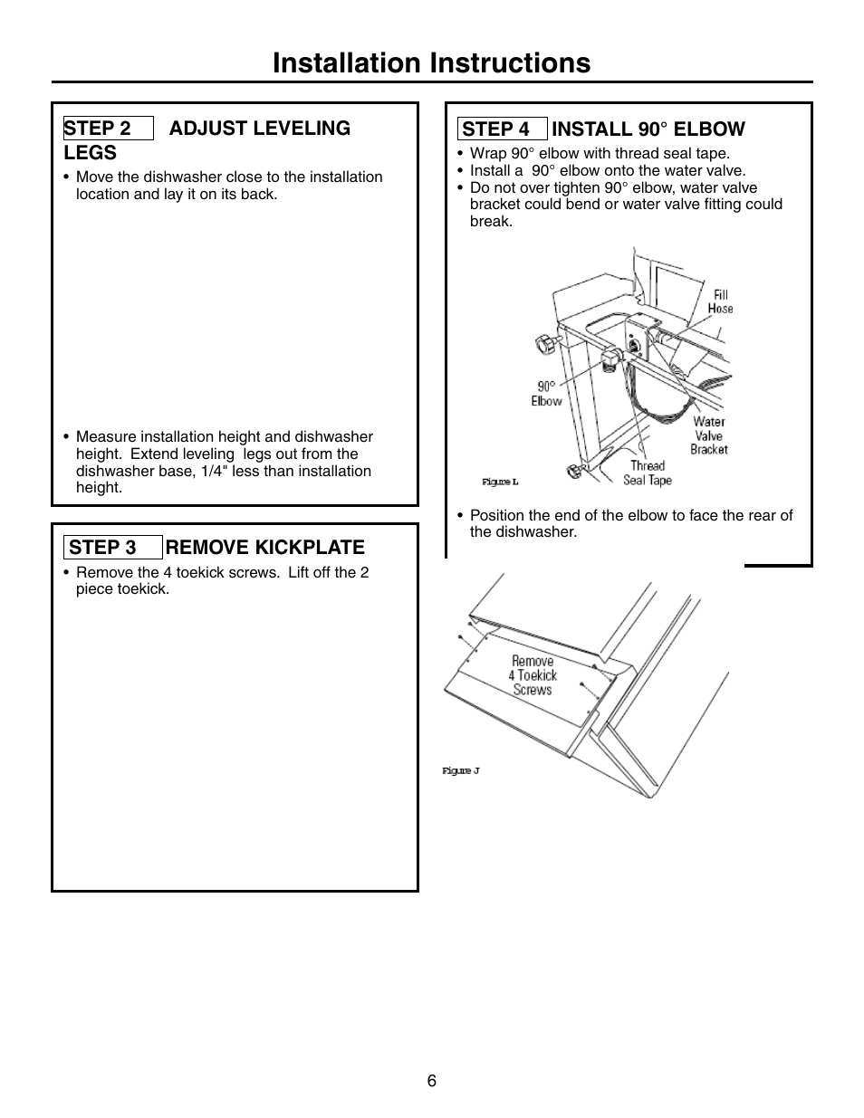 Installation instructions | Electrolux EIDW1805KS User Manual | Page 6 / 12