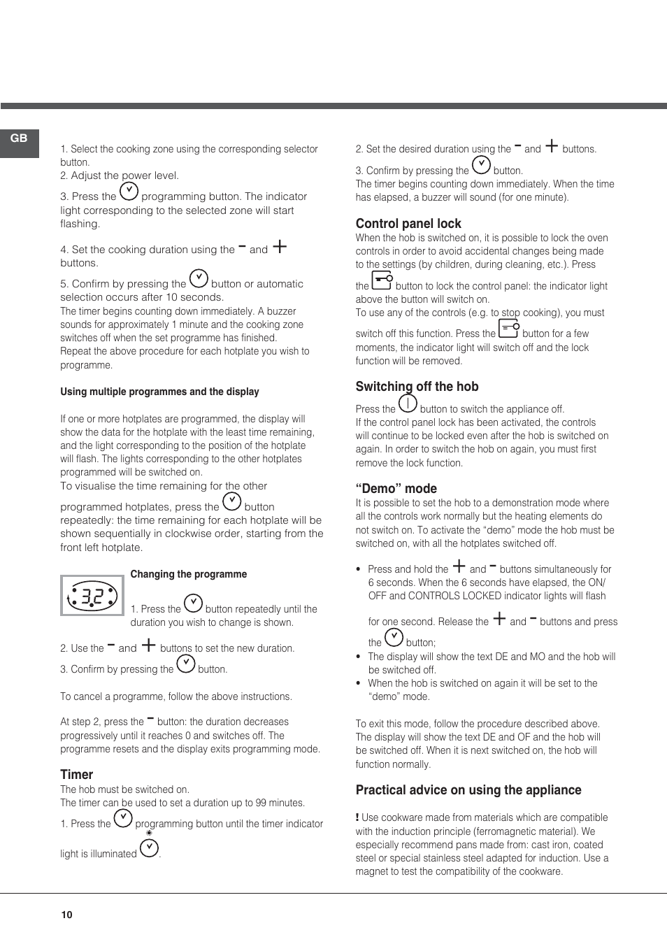 Hotpoint Ariston KIC 740 B IT User Manual | Page 10 / 80