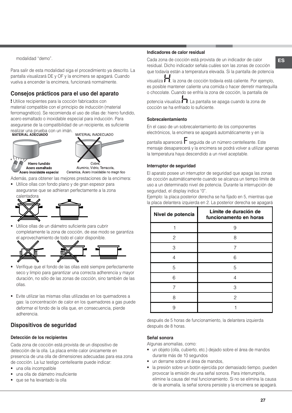 Hotpoint Ariston KIC 740 B IT User Manual | Page 27 / 80